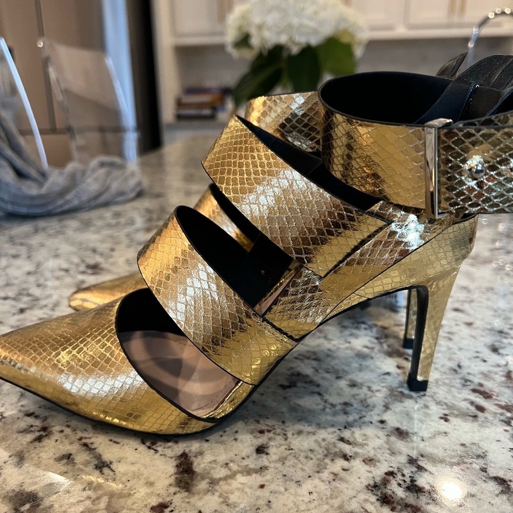 Gold heels